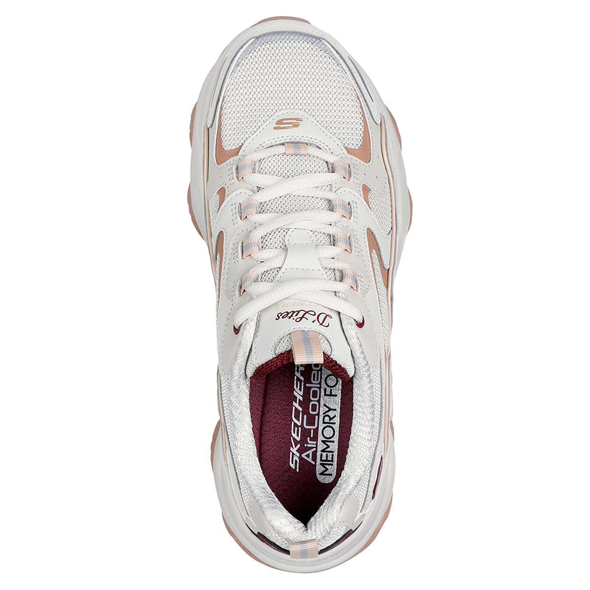 ZAPATILLAS MUJER SKECHERS CASUALES BLANCO D'LITES 5.0 - 4