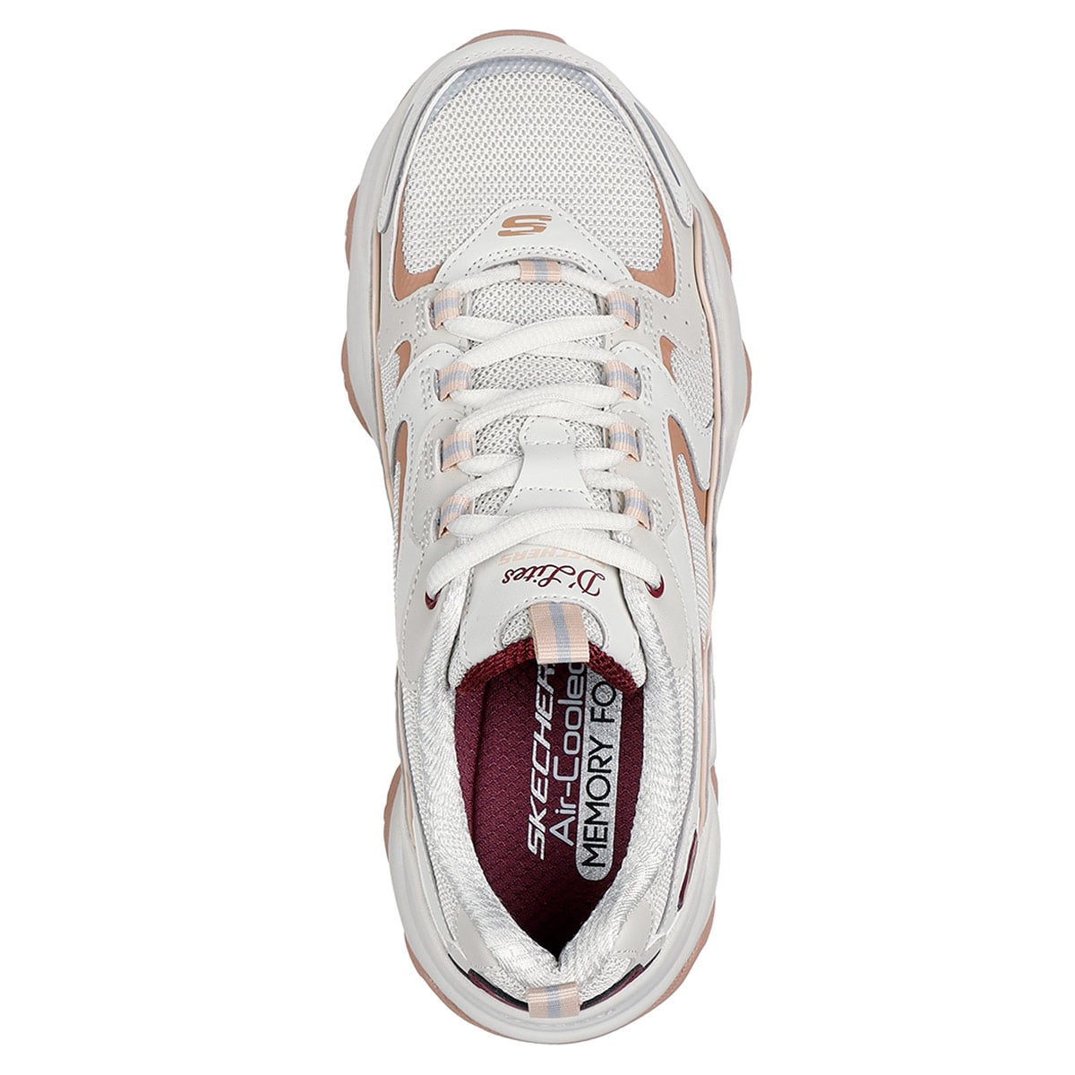ZAPATILLAS MUJER SKECHERS CASUALES BLANCO D'LITES 5.0 - 4