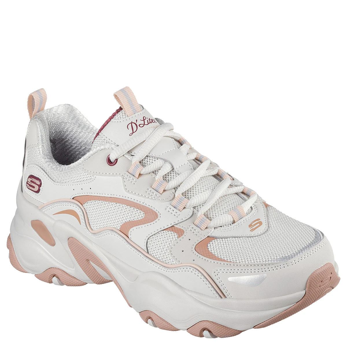 ZAPATILLAS MUJER SKECHERS CASUALES BLANCO D'LITES 5.0 - 2
