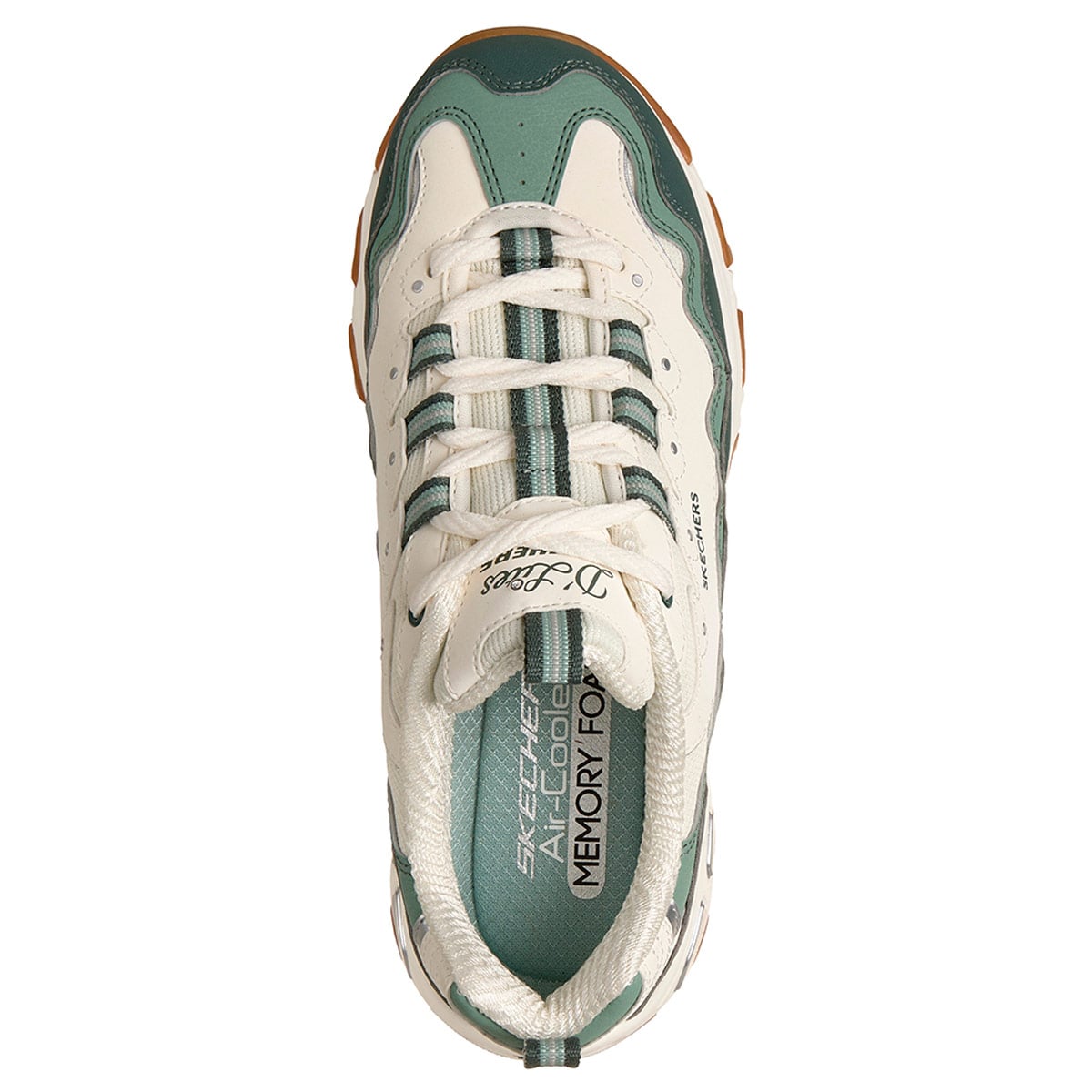 ZAPATILLAS MUJER SKECHERS CASUALES BLANCO D'LITES - 5