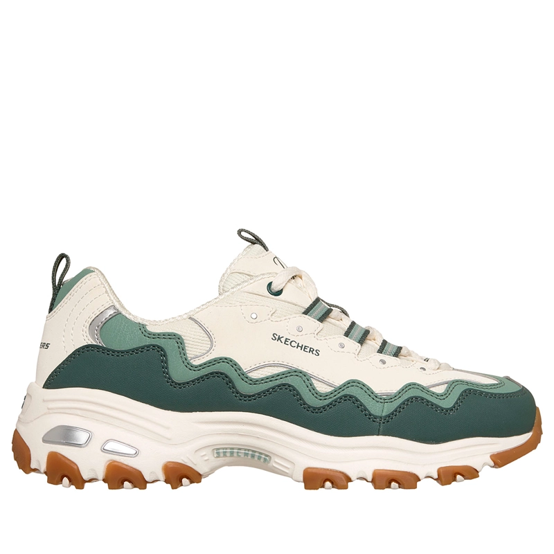 ZAPATILLAS MUJER SKECHERS CASUALES BLANCO D'LITES