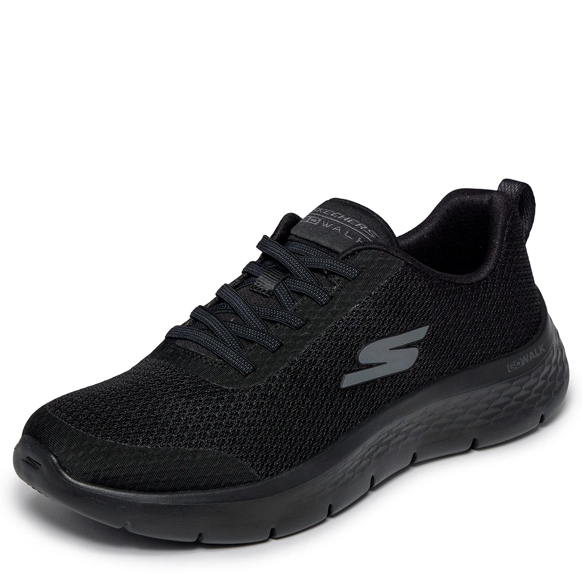 ZAPATILLAS MUJER SKECHERS CASUALES NEGRO GO WALK FLEX - 4