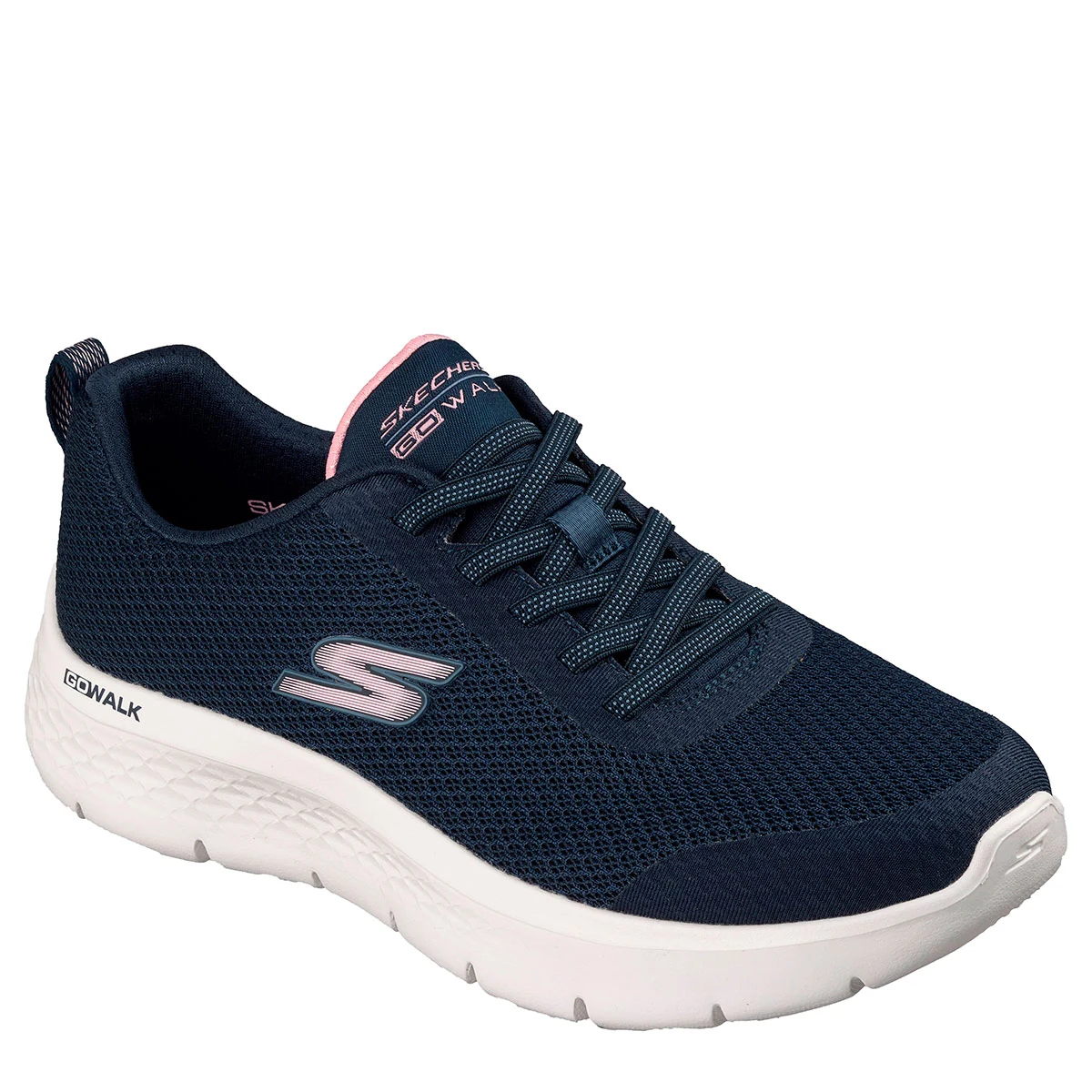 ZAPATILLAS MUJER SKECHERS CASUALES AZUL MARINO GO WALK FLEX - 2