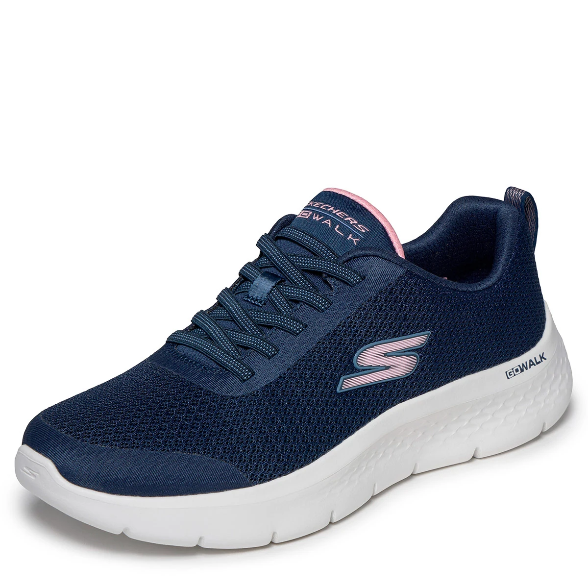 ZAPATILLAS MUJER SKECHERS CASUALES AZUL MARINO GO WALK FLEX - 4