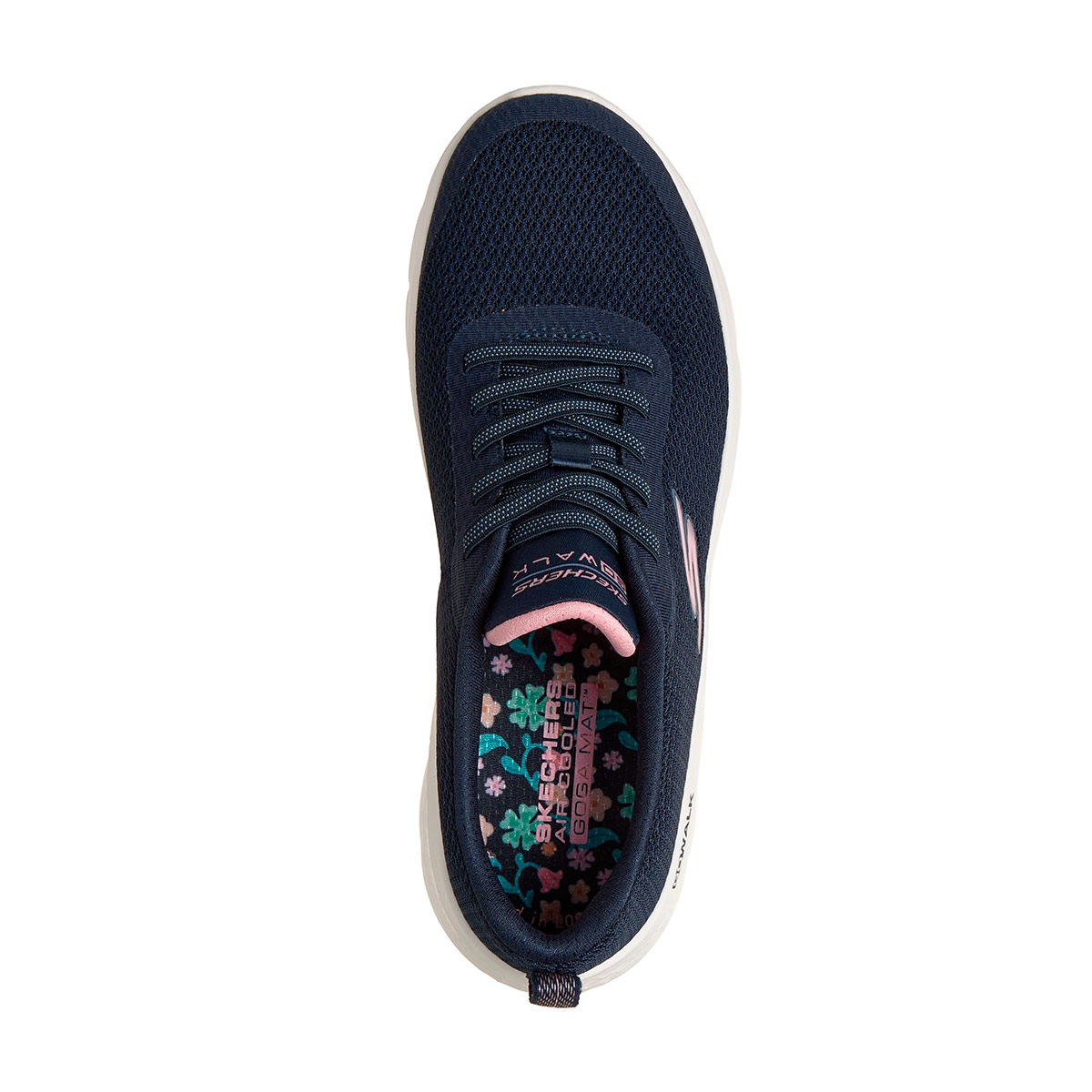 ZAPATILLAS MUJER SKECHERS CASUALES AZUL MARINO GO WALK FLEX - 5