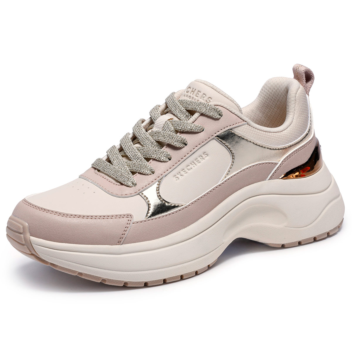 ZAPATILLAS MUJER SKECHERS CASUALES BEIGE HAZEL 2 - 4