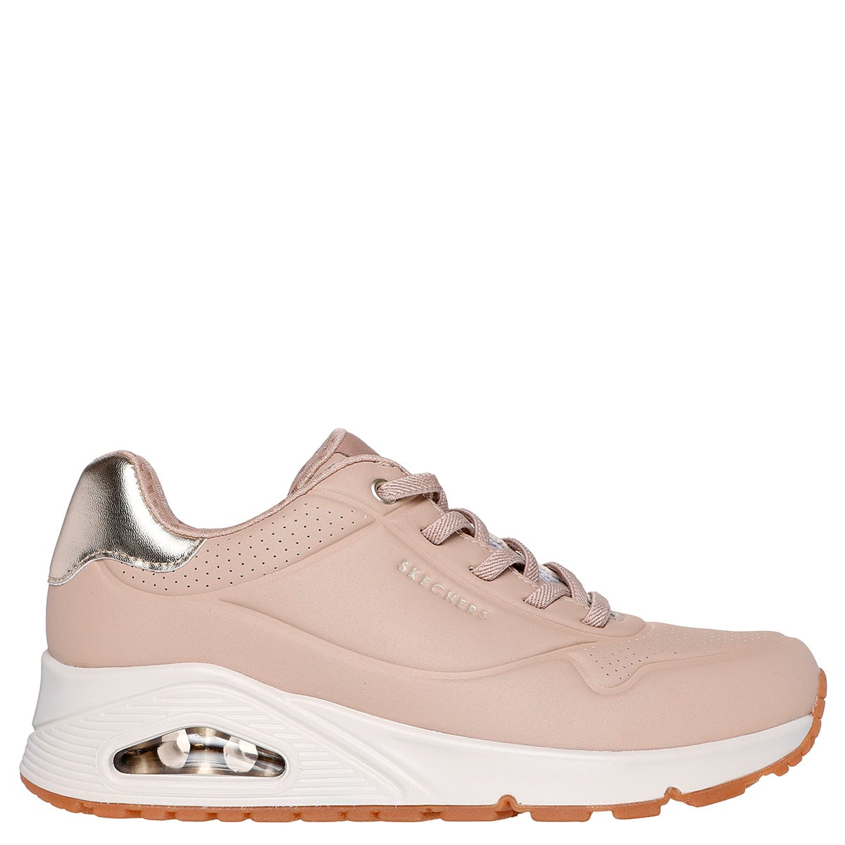 ZAPATILLAS MUJER SKECHERS CASUALES NUDE UNO - 1