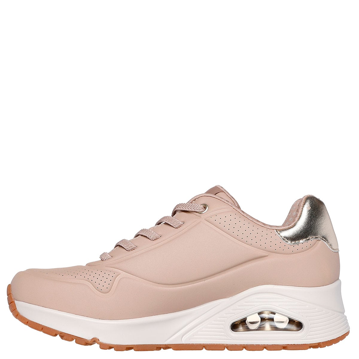 ZAPATILLAS MUJER SKECHERS CASUALES NUDE UNO - 3
