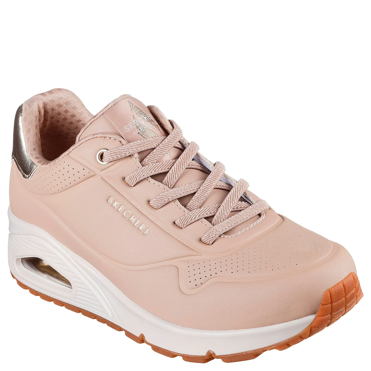 ZAPATILLAS MUJER SKECHERS CASUALES NUDE UNO - 2