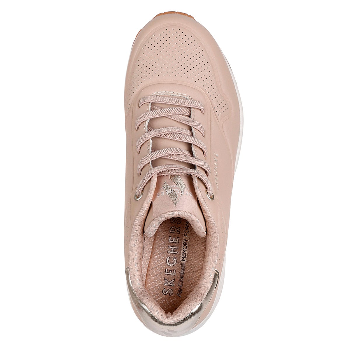 ZAPATILLAS MUJER SKECHERS CASUALES NUDE UNO - 4