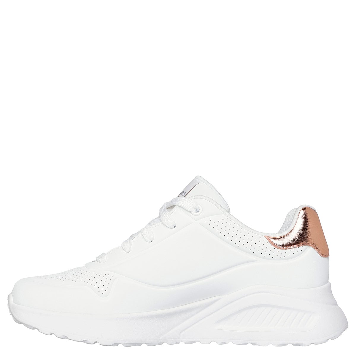 ZAPATILLAS MUJER SKECHERS CASUALES BLANCO  UNO LITE - 3