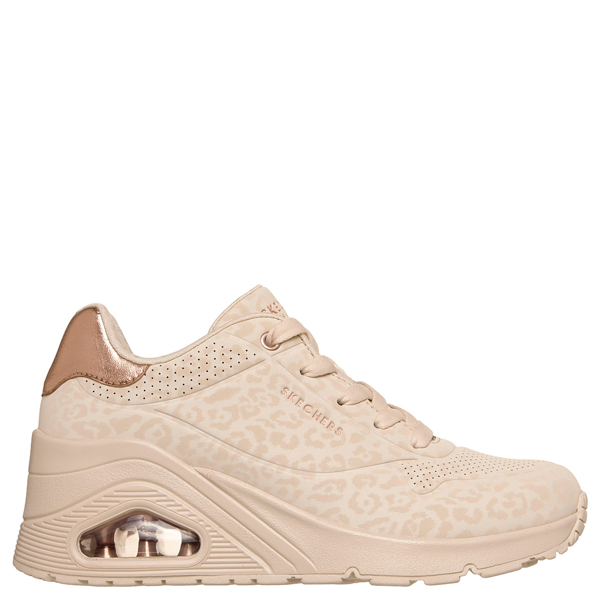 ZAPATILLAS MUJER SKECHERS CASUALES BLANCO UNO WEDGE  - 1