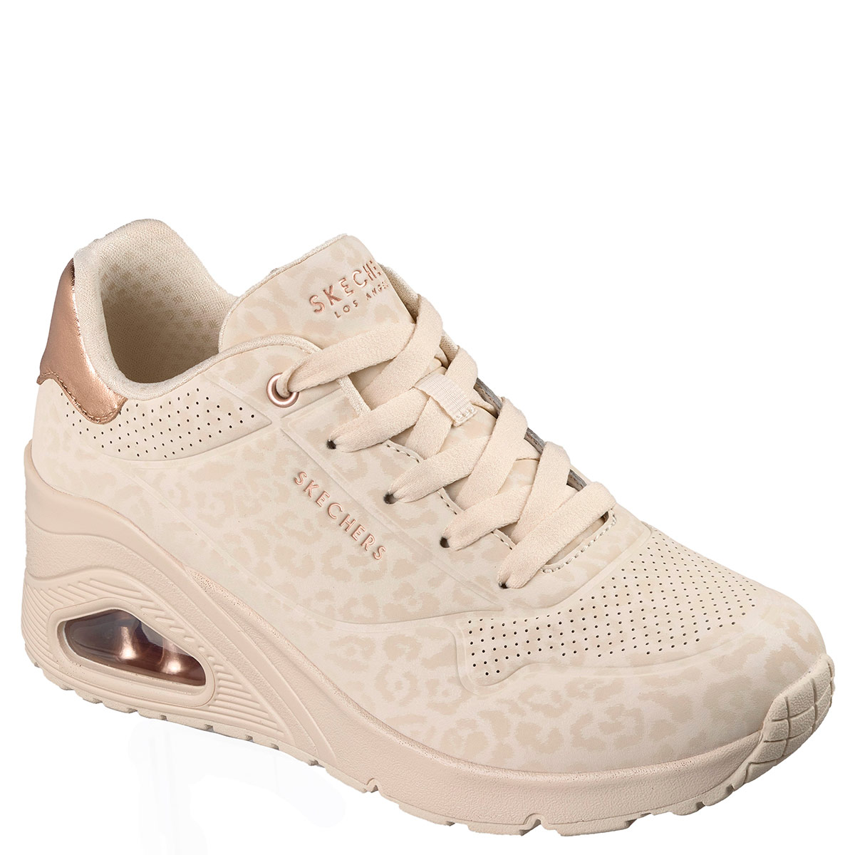 ZAPATILLAS MUJER SKECHERS CASUALES BLANCO UNO WEDGE  - 2