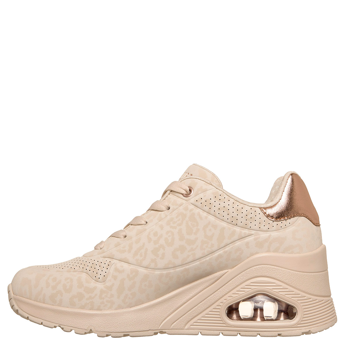 ZAPATILLAS MUJER SKECHERS CASUALES BLANCO UNO WEDGE  - 3
