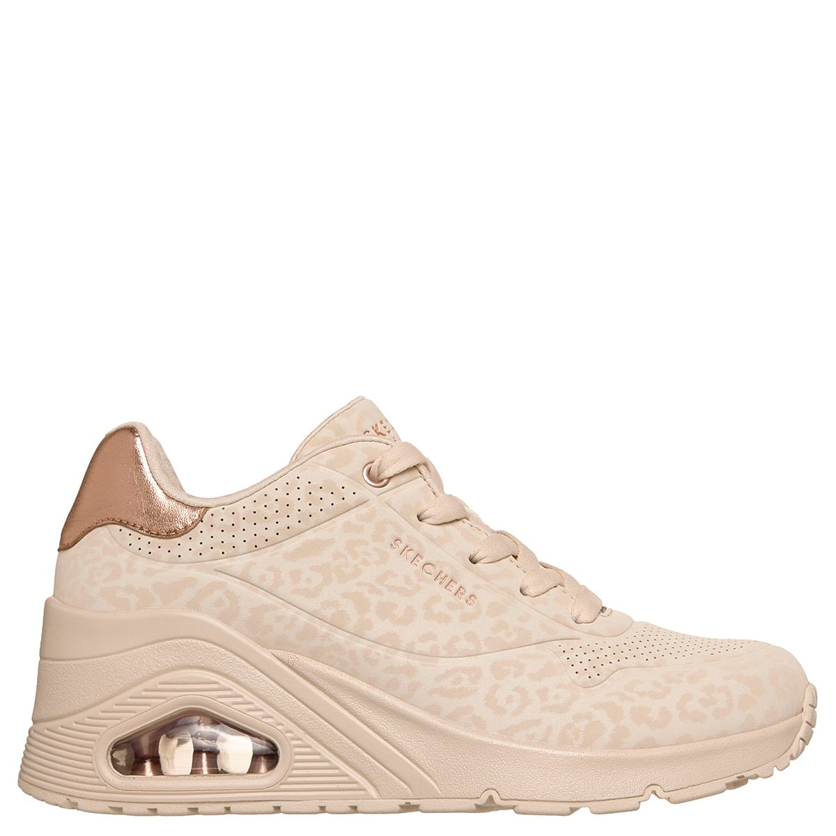 ZAPATILLAS MUJER SKECHERS CASUALES BLANCO UNO WEDGE  - 1