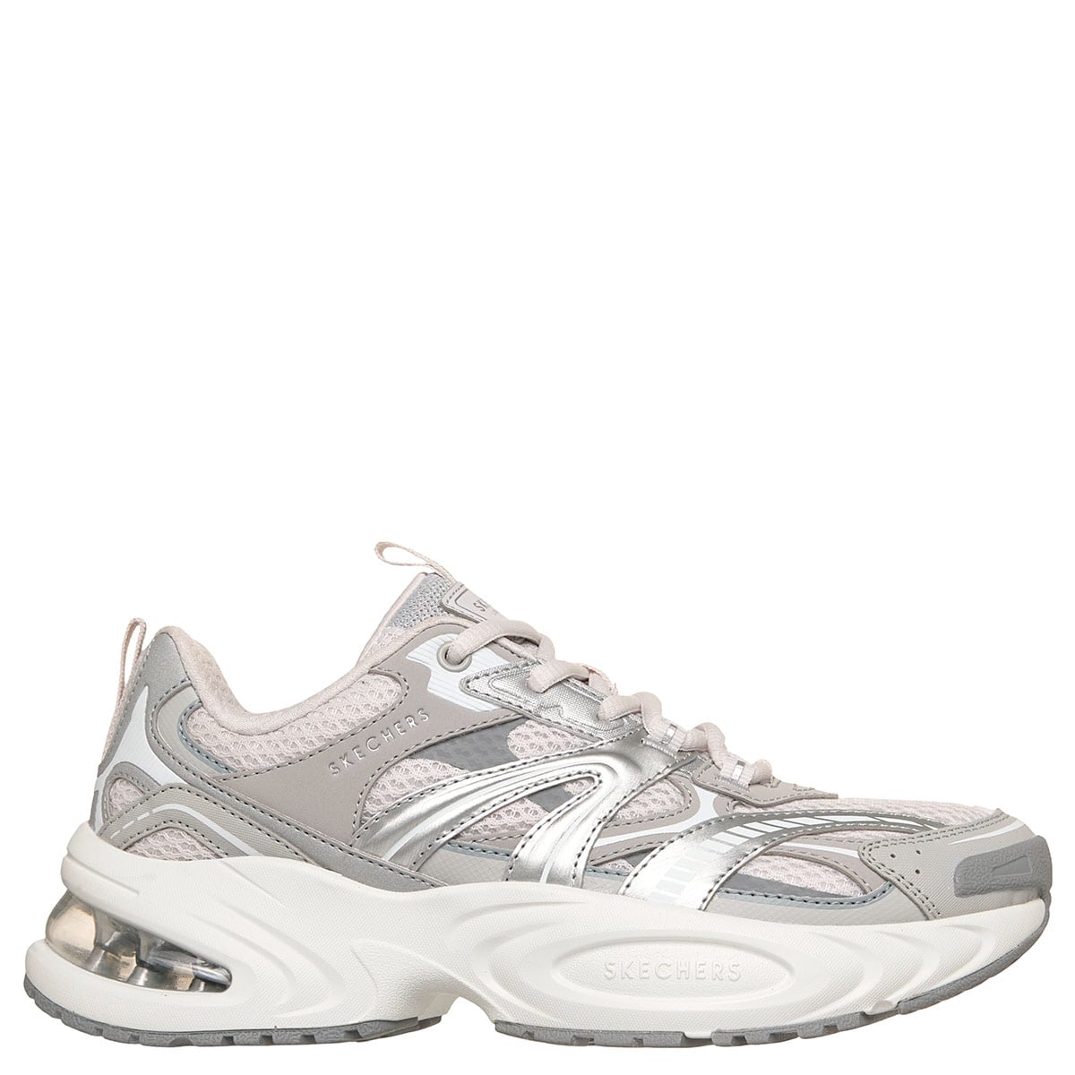 ZAPATILLAS MUJER SKECHERS CASUALES GRIS UNO RYZE - 1