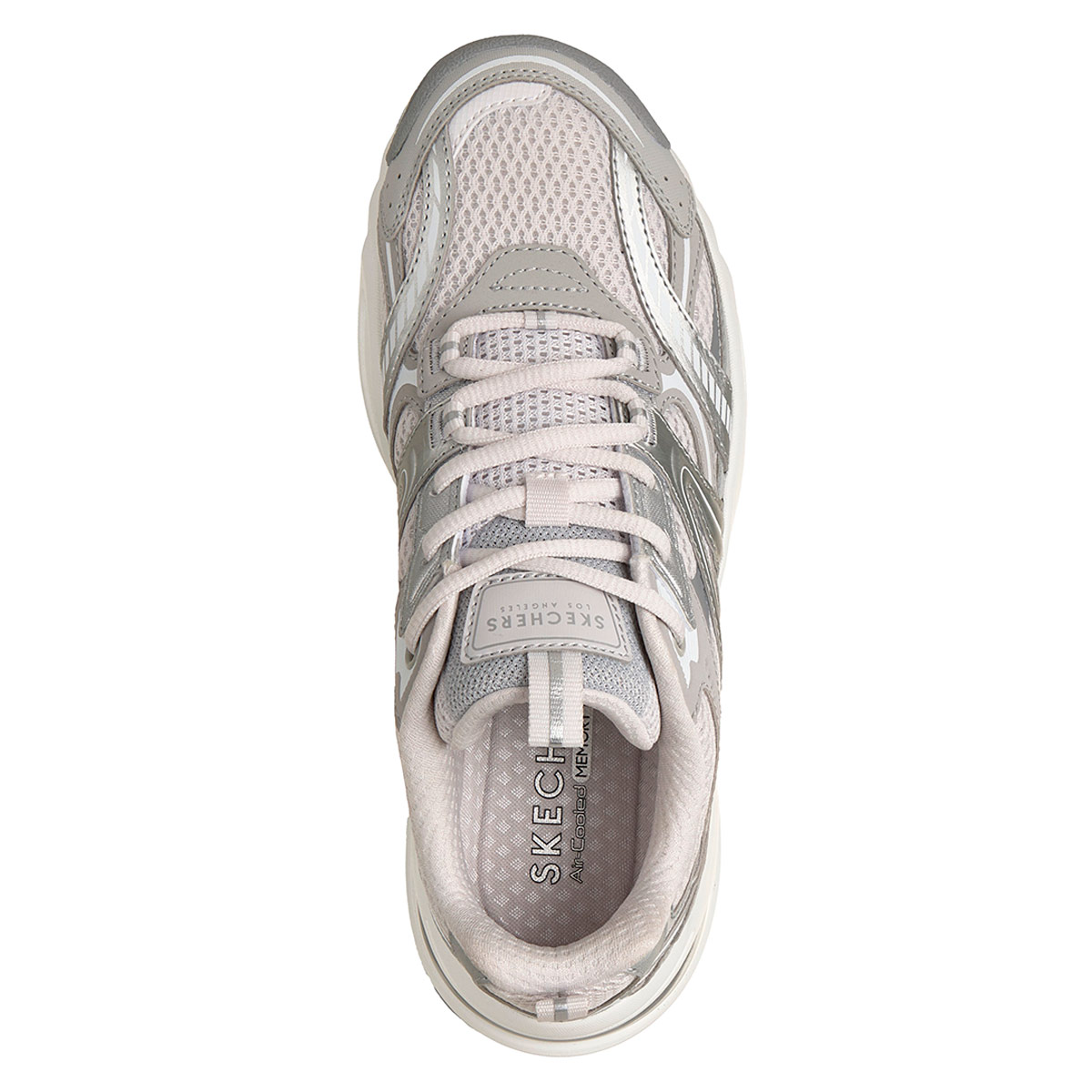ZAPATILLAS MUJER SKECHERS CASUALES GRIS UNO RYZE - 4