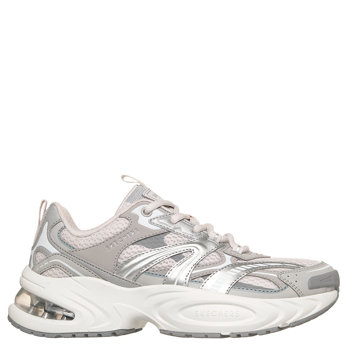 ZAPATILLAS MUJER SKECHERS CASUALES GRIS UNO RYZE - 1