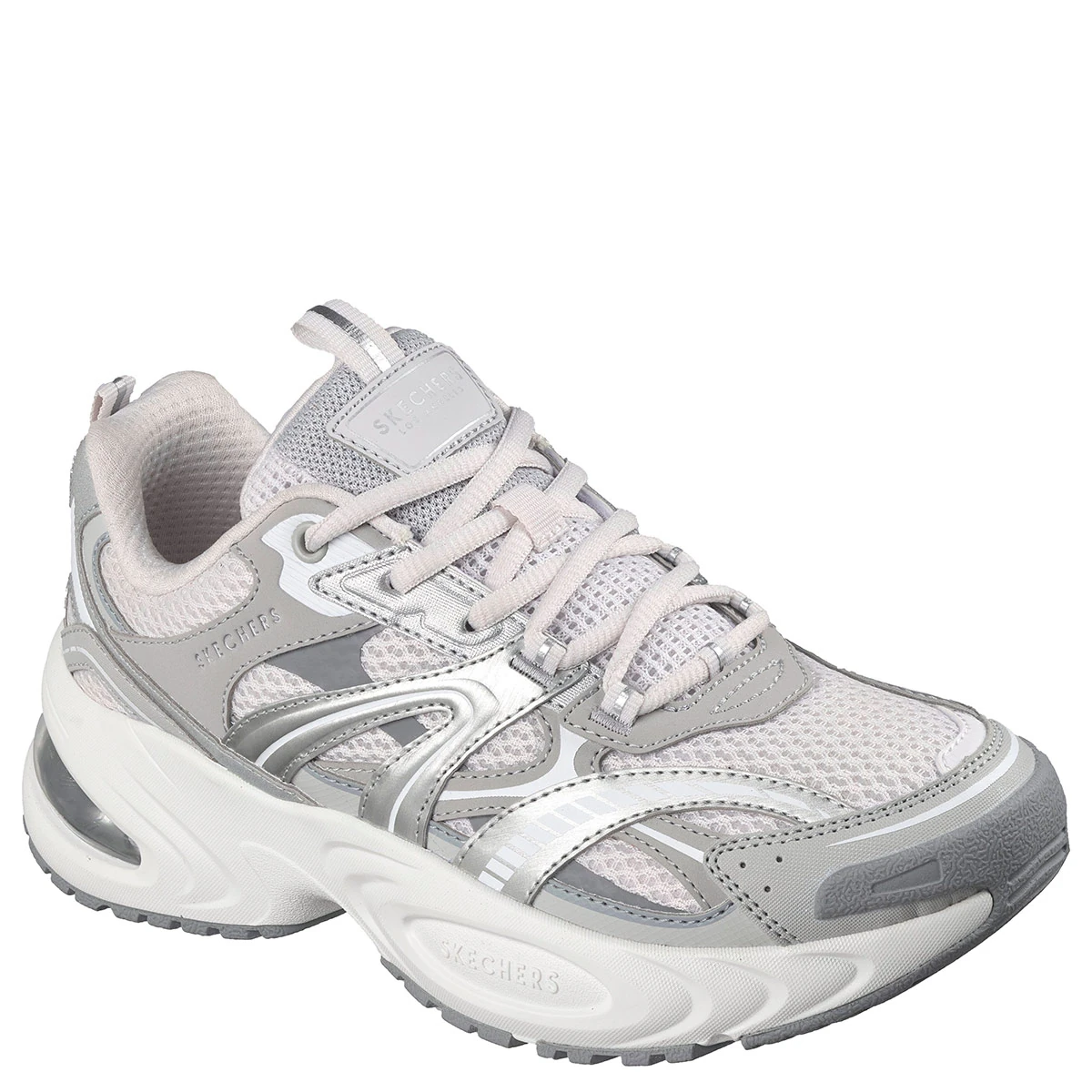 ZAPATILLAS MUJER SKECHERS CASUALES GRIS UNO RYZE - 2