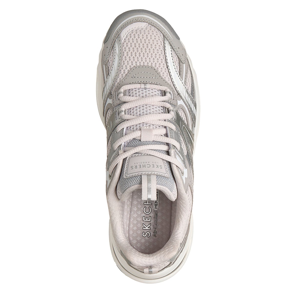 ZAPATILLAS MUJER SKECHERS CASUALES GRIS UNO RYZE - 4