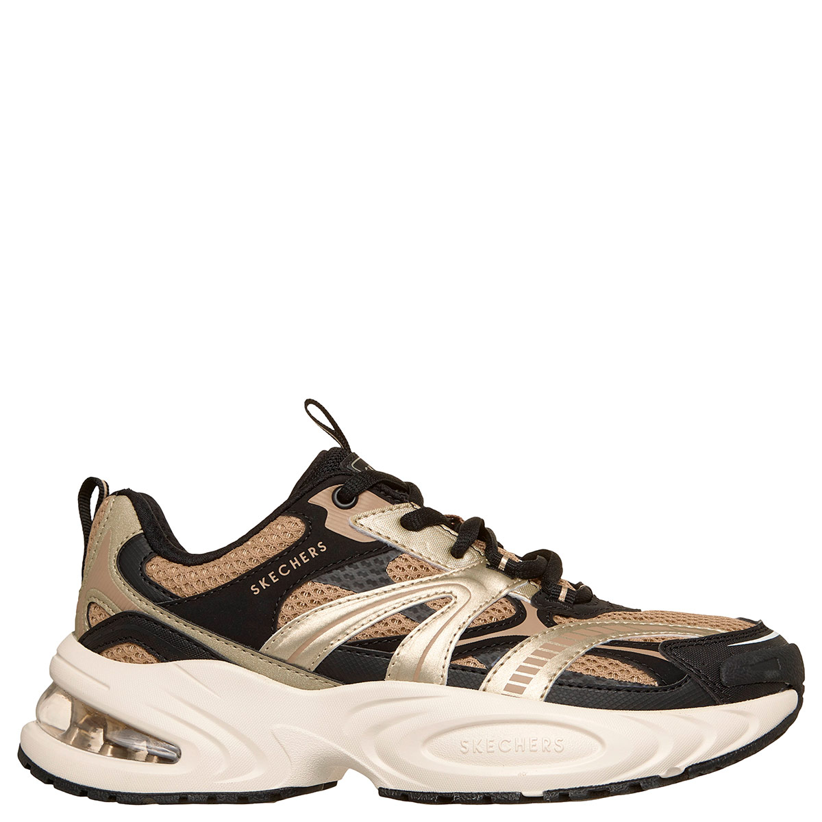 ZAPATILLAS MUJER SKECHERS CASUALES BEIGE UNO RYZE - 1