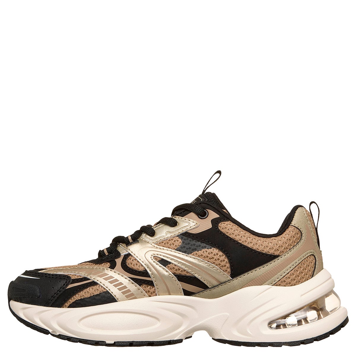 ZAPATILLAS MUJER SKECHERS CASUALES BEIGE UNO RYZE - 3
