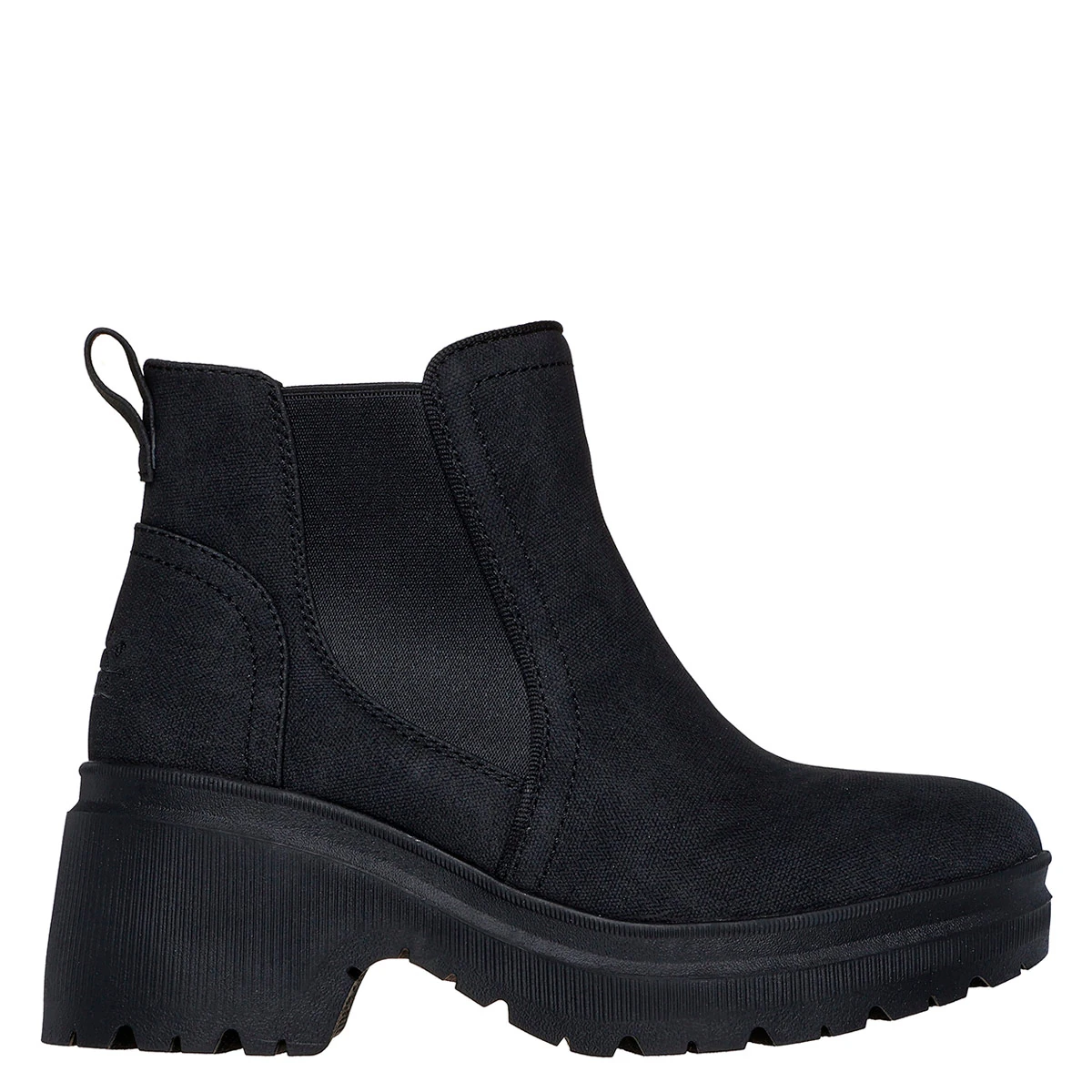 BOTINES MUJER SKECHERS NEGRO BOBS TANGO - 1