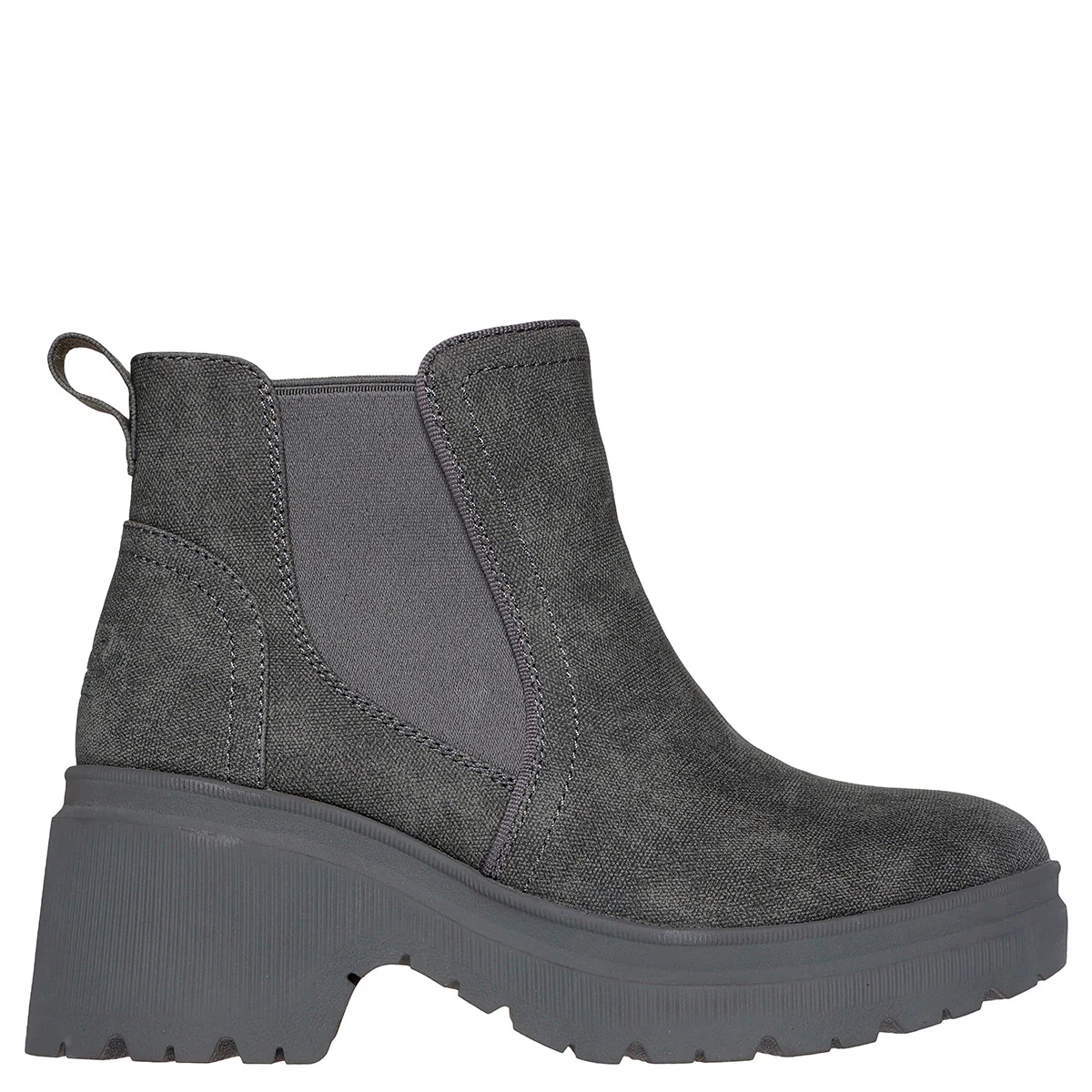 BOTINES MUJER SKECHERS GRIS BOBS TANGO - 1