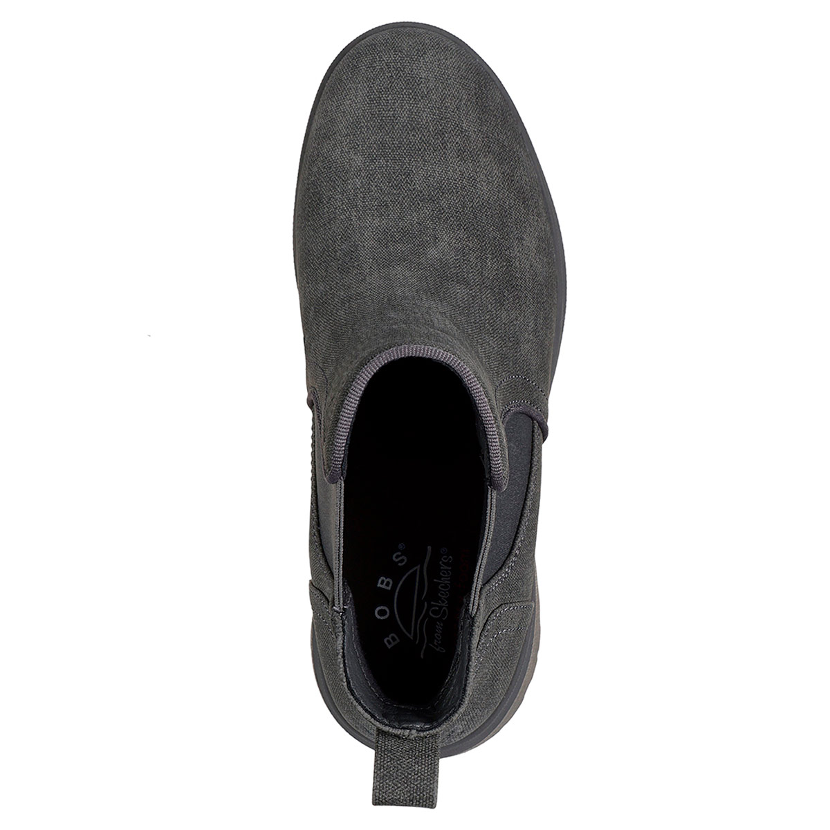 BOTINES MUJER SKECHERS GRIS BOBS TANGO - 4