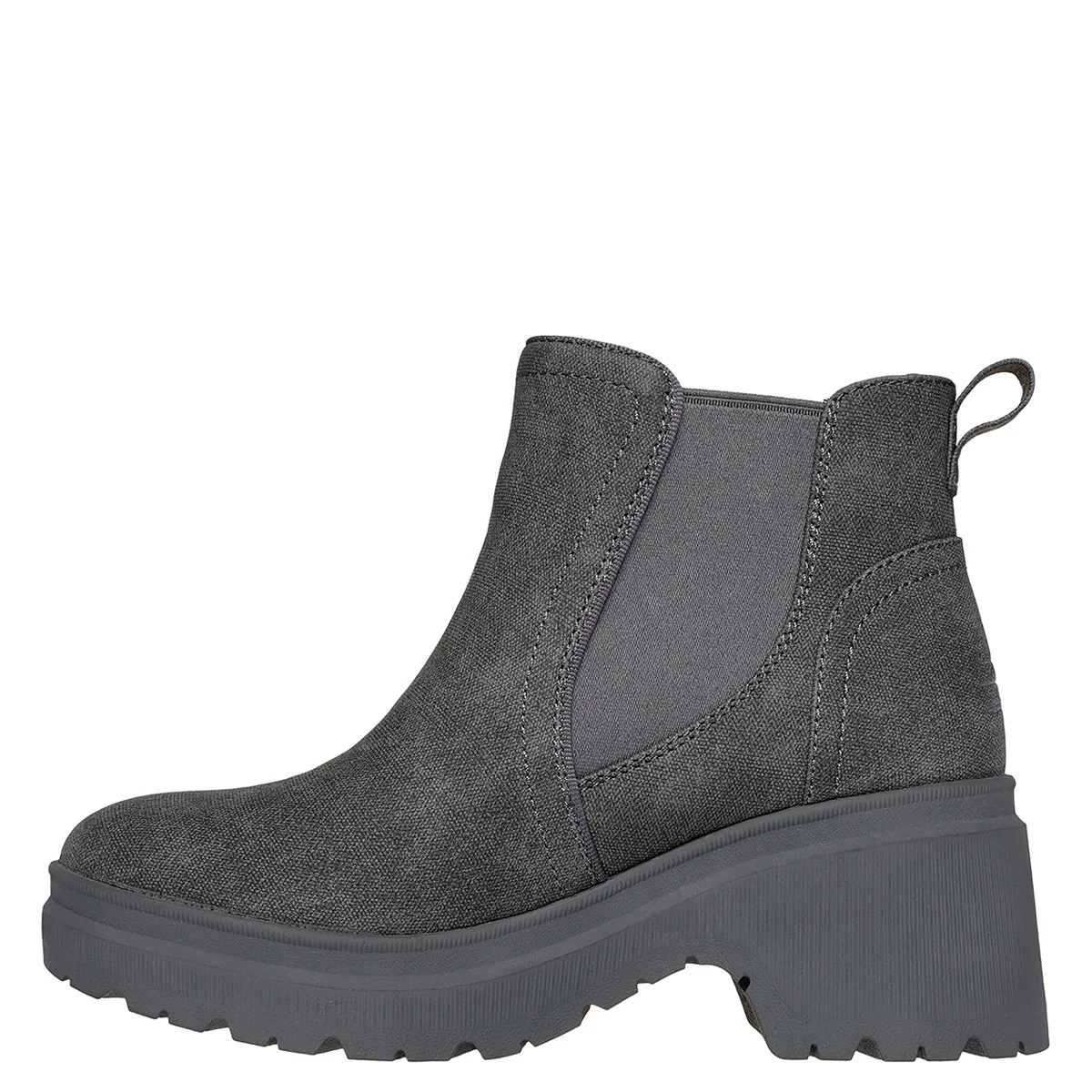 BOTINES MUJER SKECHERS GRIS BOBS TANGO - 3