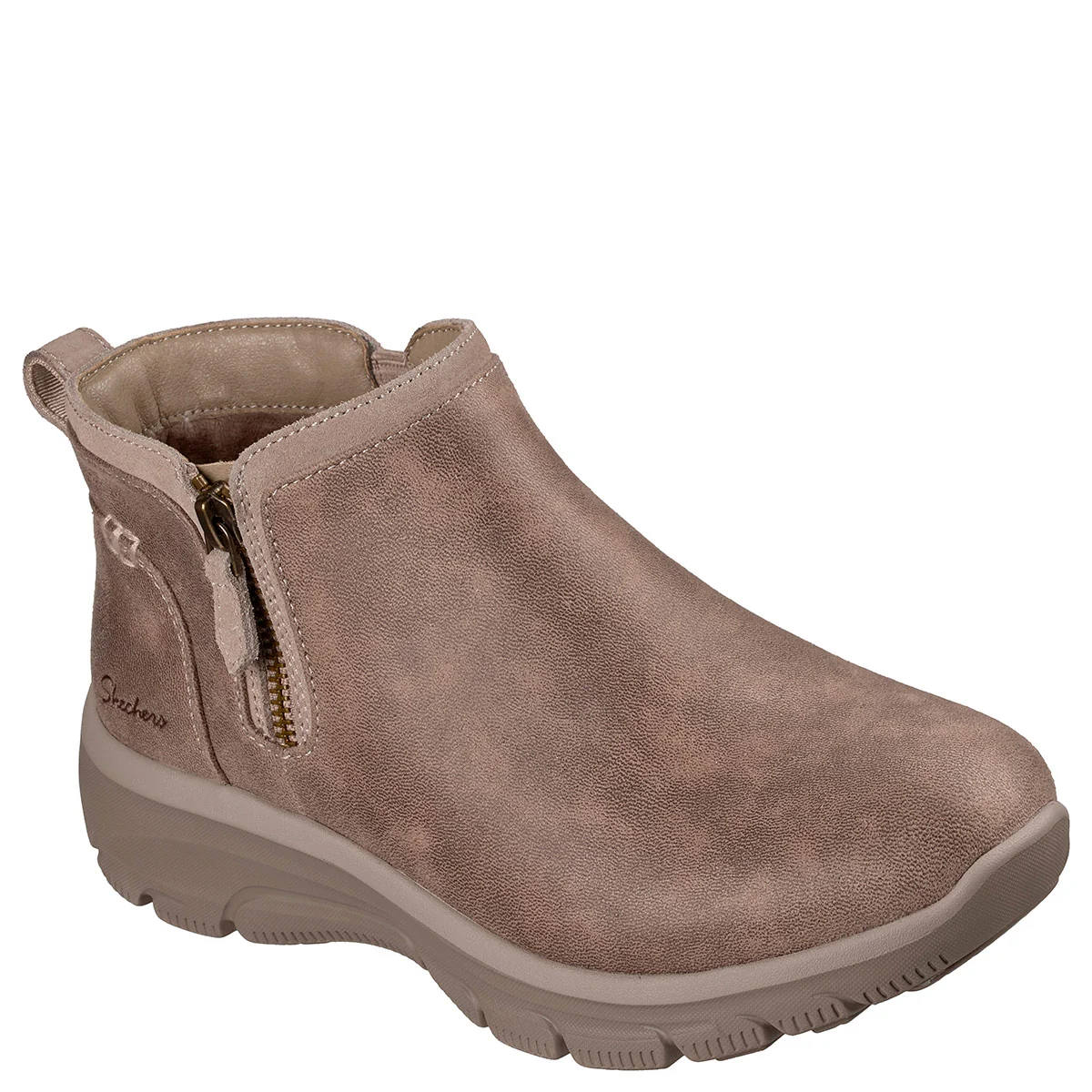 BOTINES MUJER SKECHERS TAUPE EASY GOING - 2
