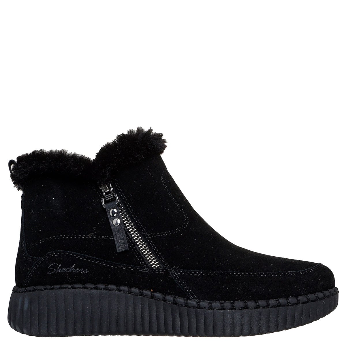 BOTINES MUJER SKECHERS NEGRO WILSHIRE BLVD