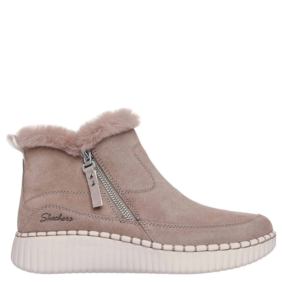 BOTINES MUJER SKECHERS TAUPE WILSHIRE BLVD - 1