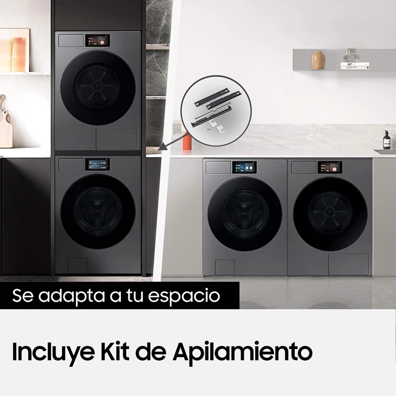 LAVADORA SECADORA SAMSUNG F-WF90F2DVSKK 25KG 17KG GRAFITO - 5