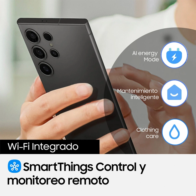 LAVADORA SECADORA SAMSUNG F-WF90F2DVSKK 25KG 17KG GRAFITO - 10