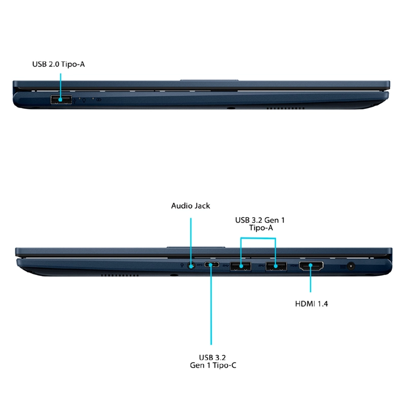 NOTEBOOK ASUS VIVOBOOK 15 X1504VA-BQ4350W INTEL CORE 7 16GB RAM 512GB SSD 15.6” - 6