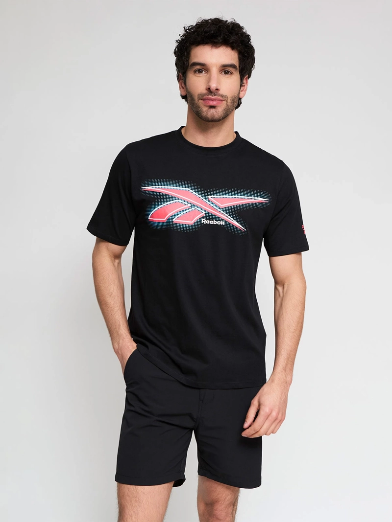 POLERA HOMBRE REEBOK ALGODÓN 80 S VECTOR - 1