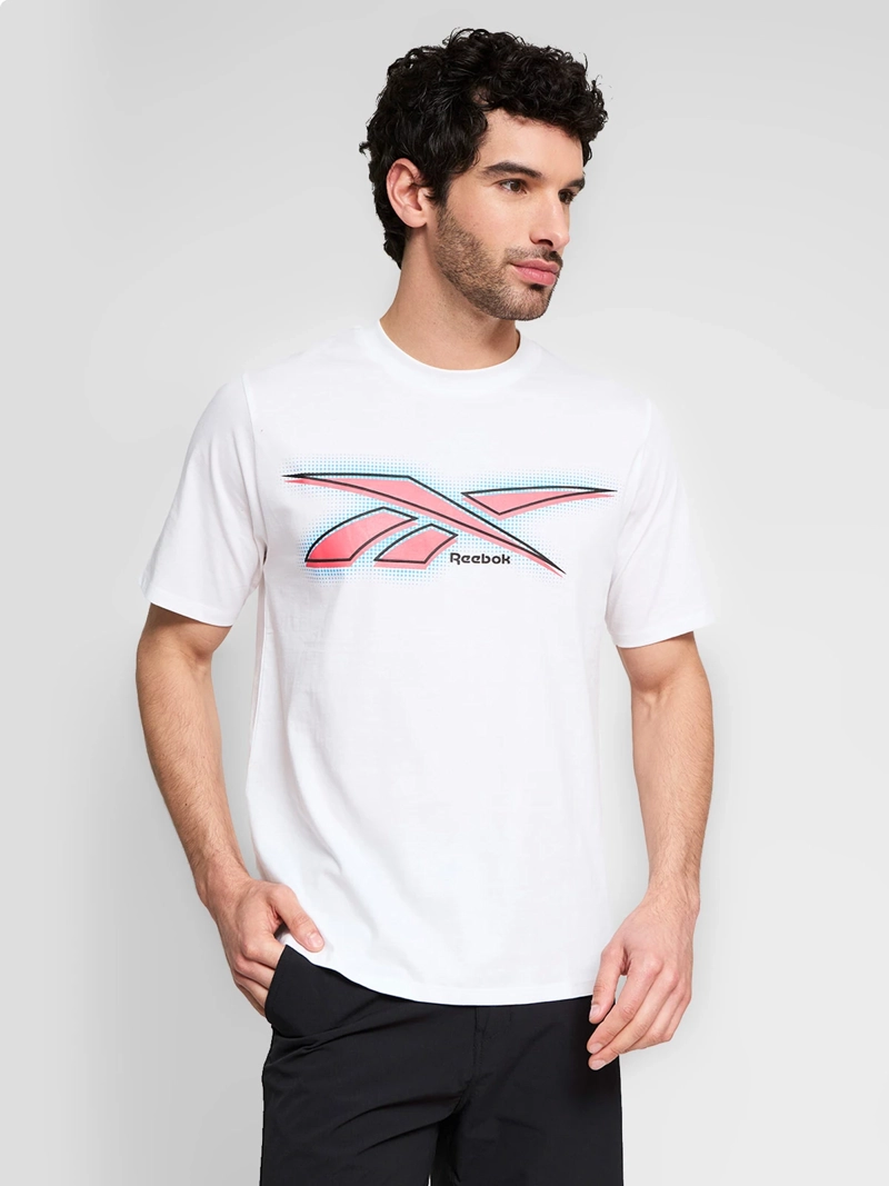 POLERA HOMBRE REEBOK ALGODÓN 80 S VECTOR - 1