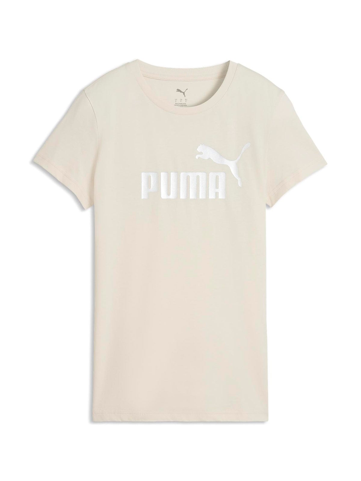 PUMA POLERA MUJER PUMA ALGODÓN METALLIC LOGO MANGA CORTA