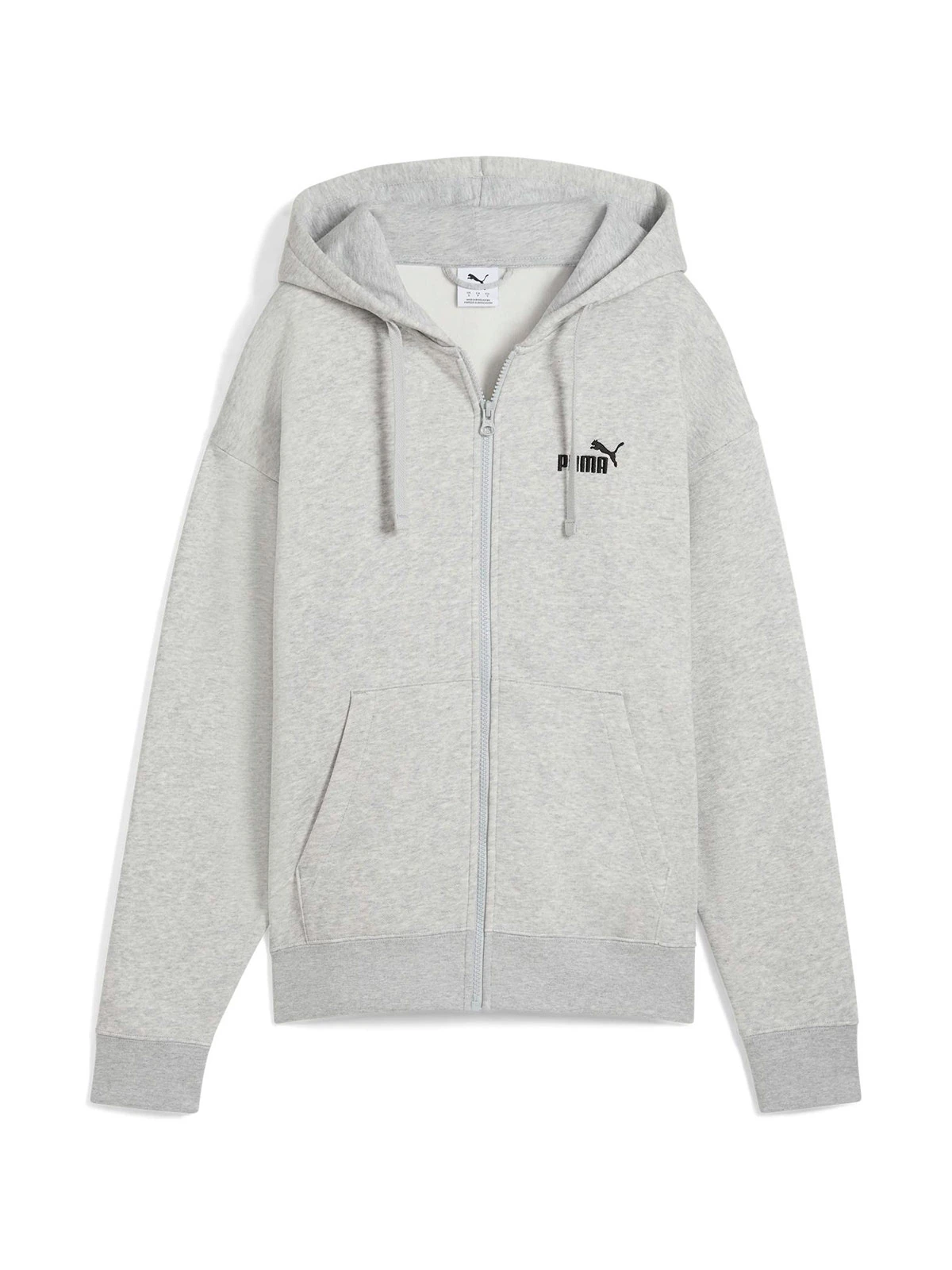 PUMA POLERON MUJER PUMA ALGODÓN CON GORRO Y CIERRE