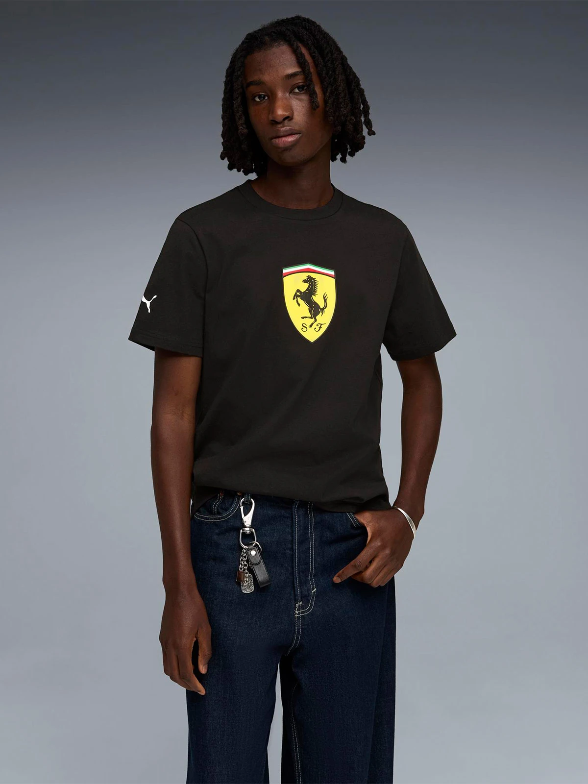 PUMA POLERA HOMBRE PUMA FERRARI ALGODÓN MANGA CORTA
