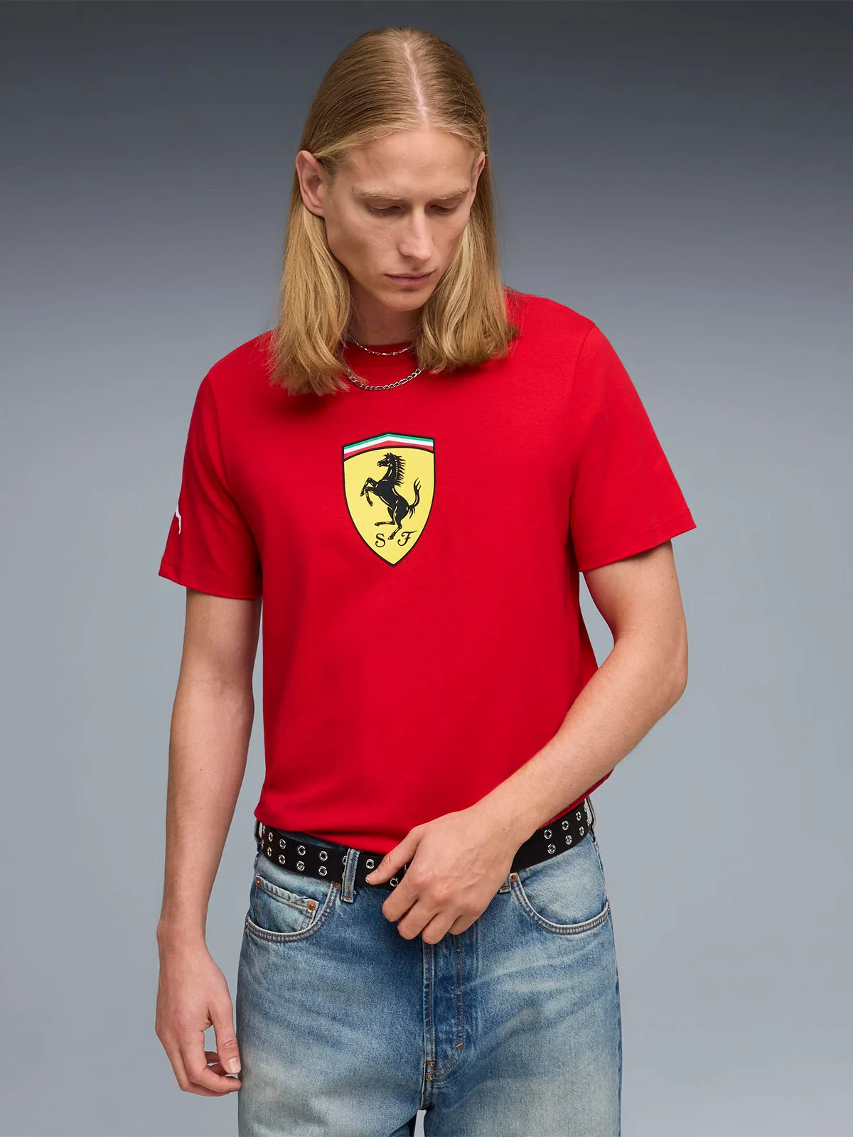 PUMA POLERA HOMBRE PUMA FERRARI ALGODÓN MANGA CORTA