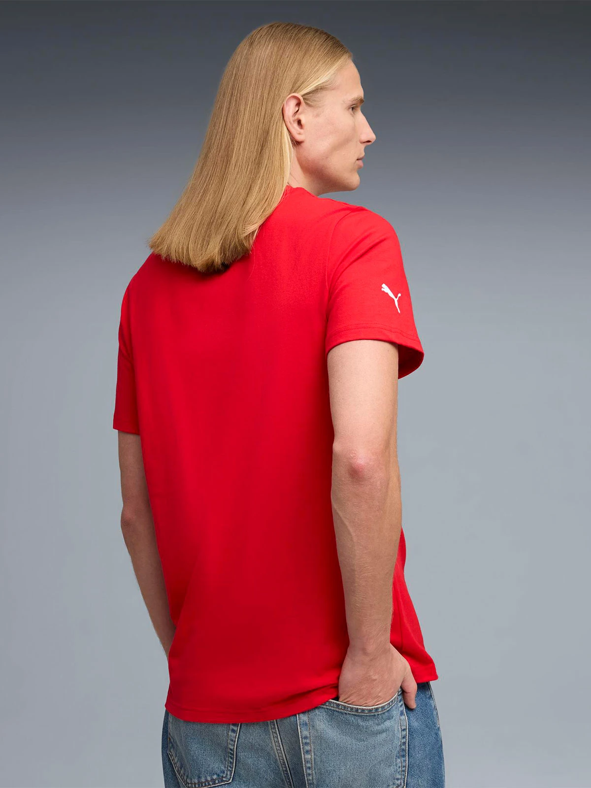 POLERA HOMBRE PUMA FERRARI ALGODÓN MANGA CORTA - 2