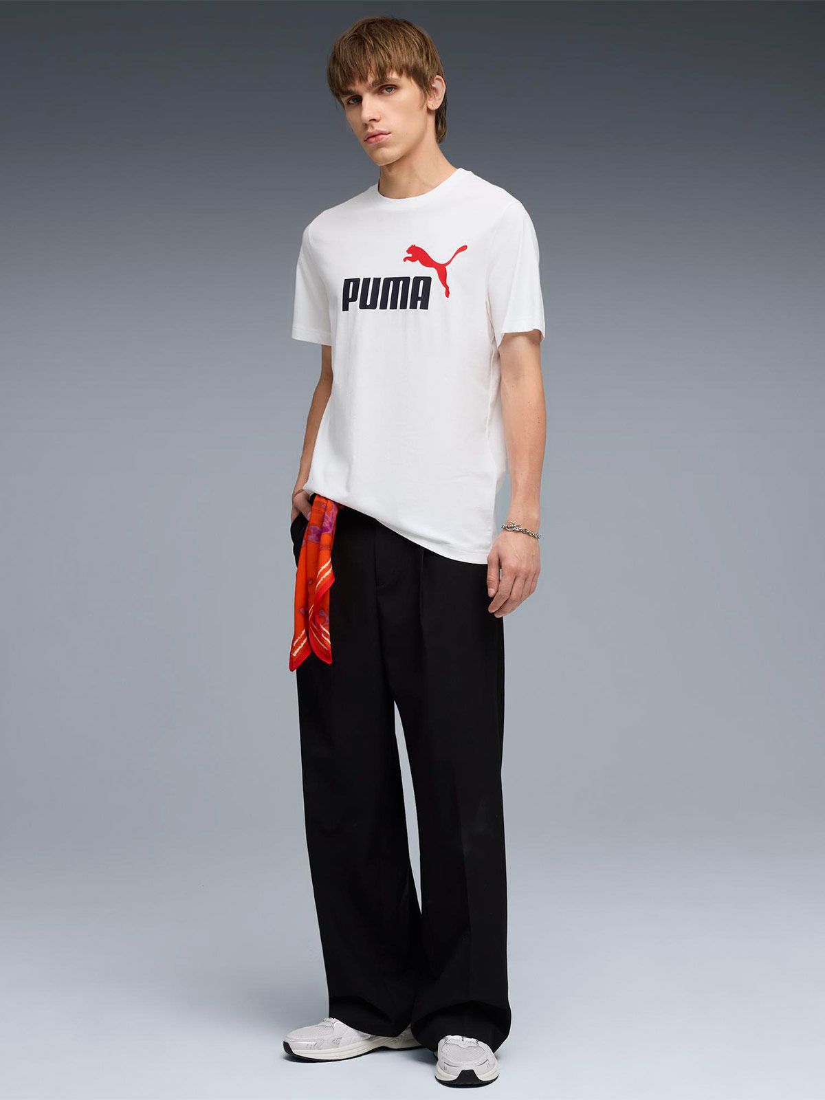 POLERA HOMBRE PUMA ESSENTIALS ALGODÓN - 5