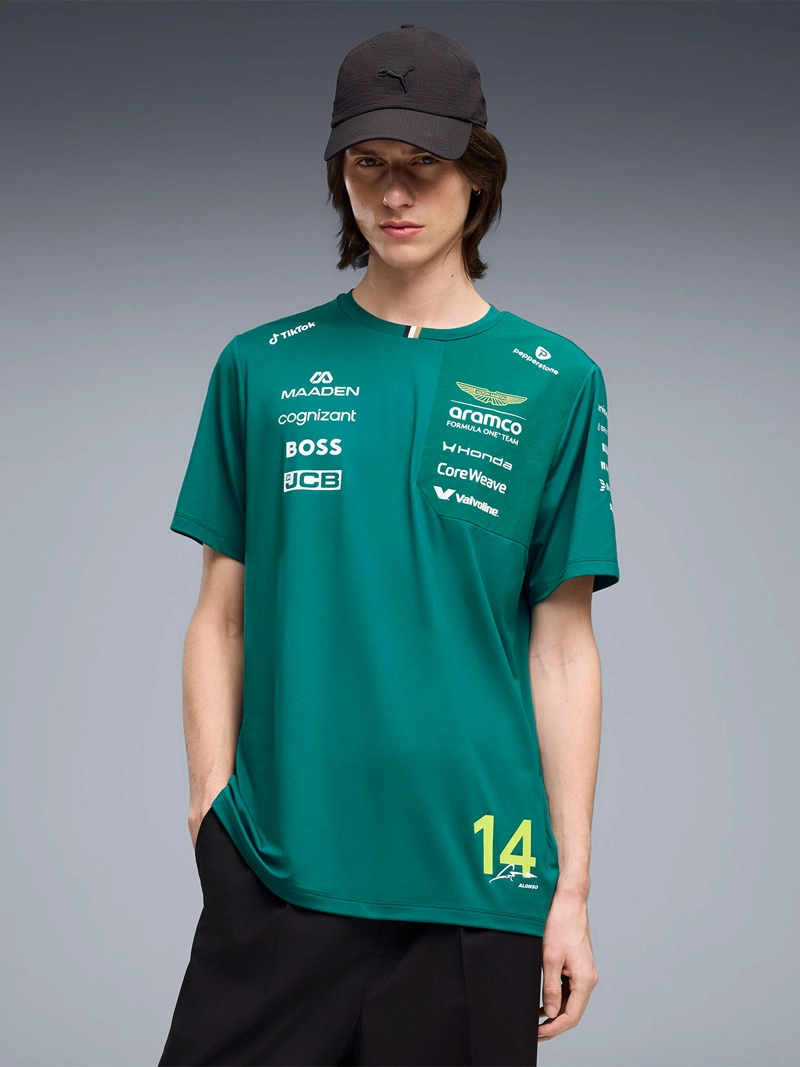 PUMA POLERA HOMBRE PUMA MANGA CORTA ASTON MARTIN F1 ALONSO