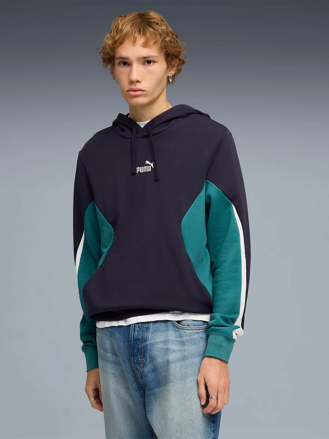 POLERÓN HOMBRE PUMA CANGURO BLOCK - 1