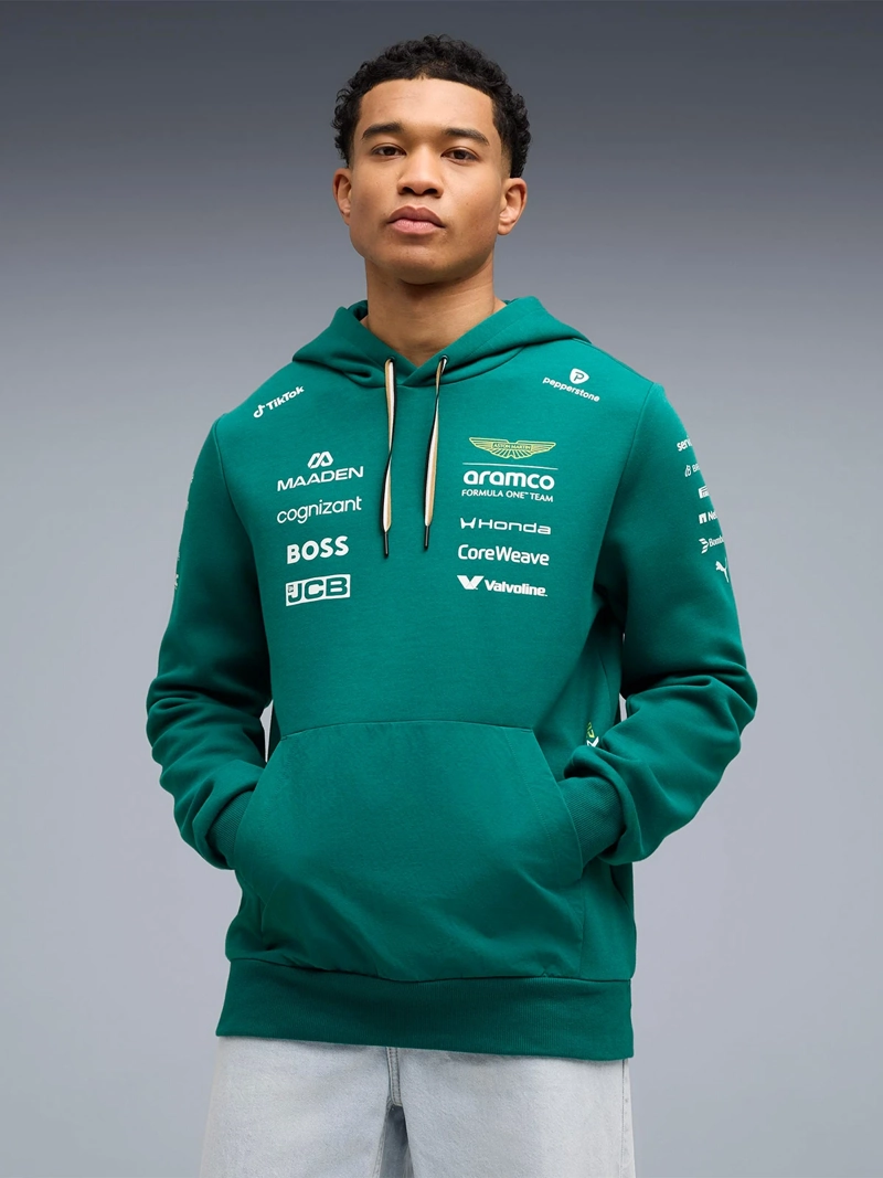 POLERON HOMBRE PUMA CANGURO ASTON MARTIN F1 - 1