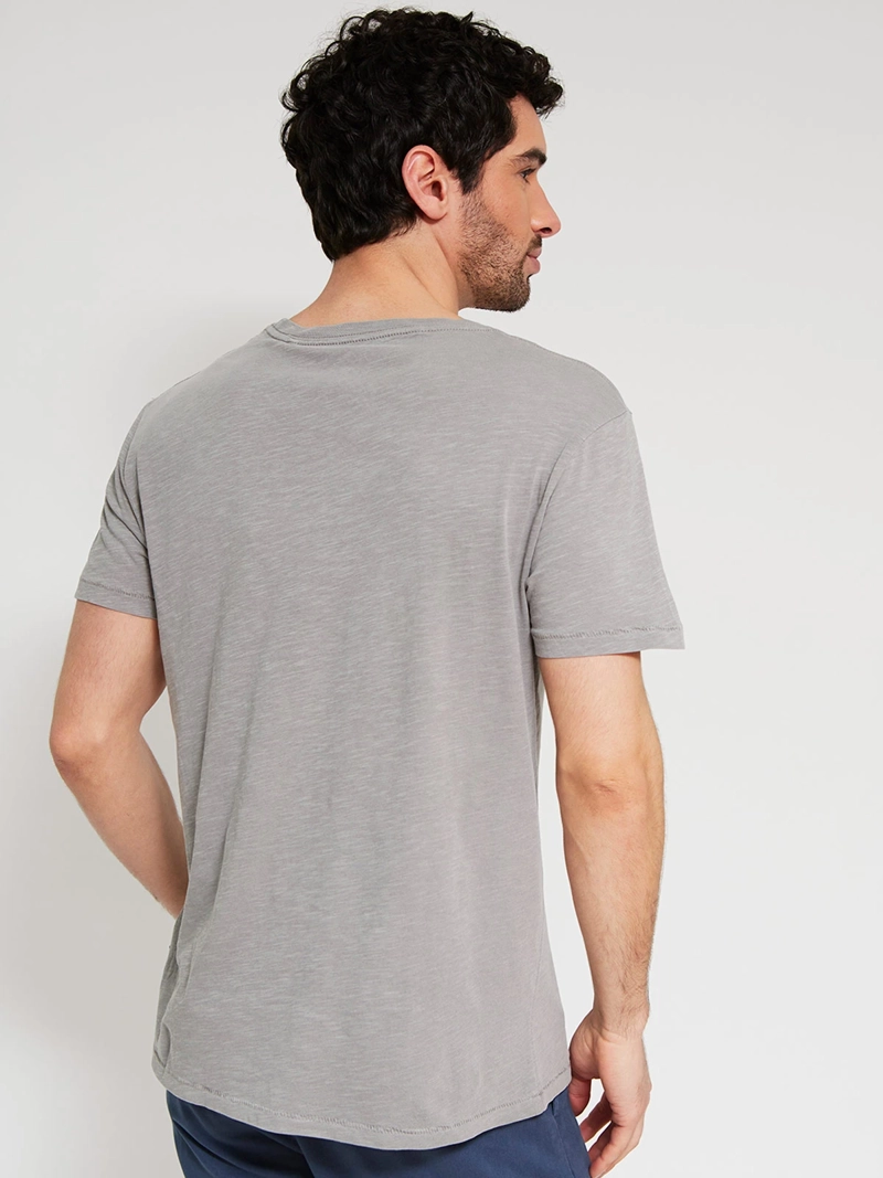 POLERA HOMBRE ROBERT LEWIS ALGODÓN CUELLO REDONDO MANGA CORTA - 2