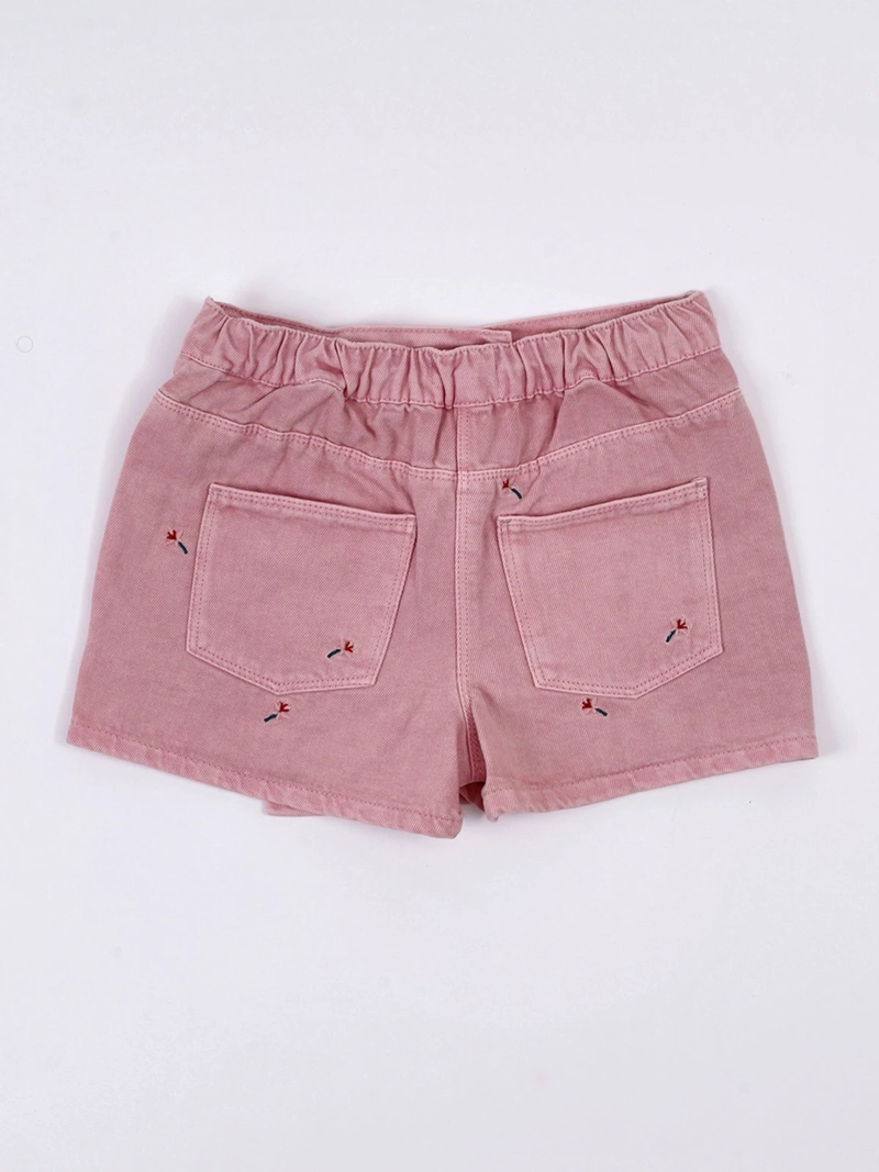 FALDA SHORT NIÑA HARVEST ALGODÓN BORDADA - 2