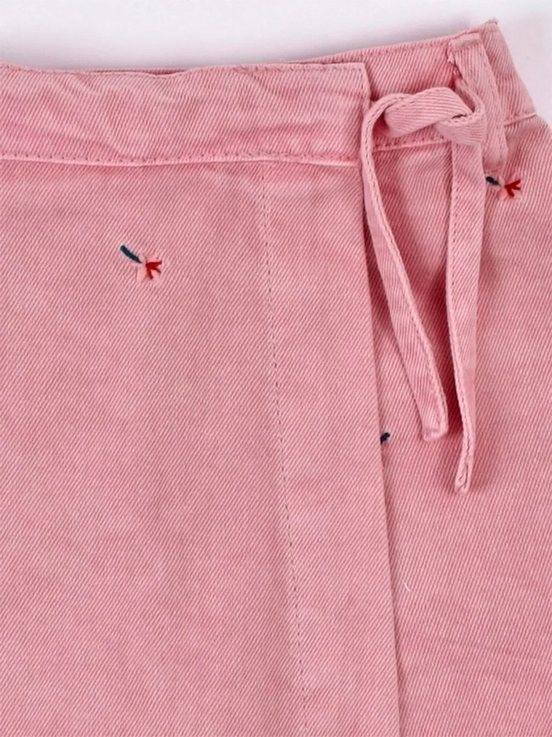 FALDA SHORT NIÑA HARVEST ALGODÓN BORDADA - 6